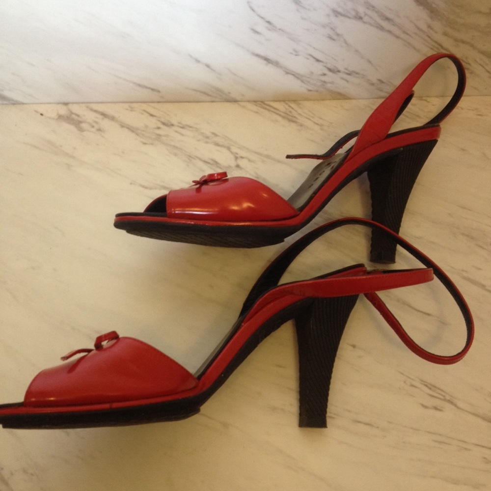 Marc Jacobs Spazzolato ankle strap heels - Picture 4 of 7
